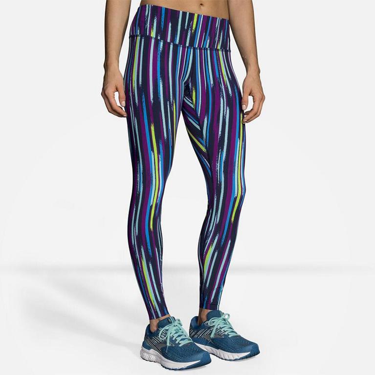 Brooks Ghost Running Leggings - Women's - Multicolor (68921-RTLC)